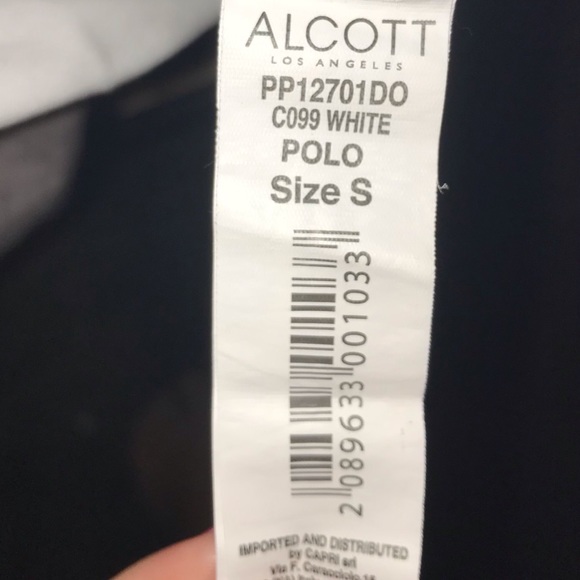 short white polo with graffitis - Picture 6 of 8